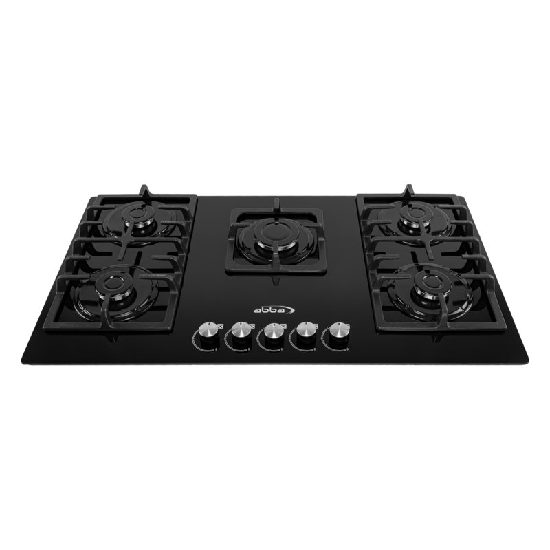 Plaque de cuisson à 5 brûleurs au gaz naturel ABBA