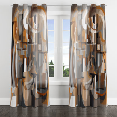 Aujanae - Modern Velvet Grommet Curtain - Room Darkening - 1 panel