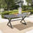 Outdoor Dining Table, Aluminum Material, Steel Frame, Large Surface, High-Quality Cast Aluminum, Suitable For Patio/Backyard/Garden