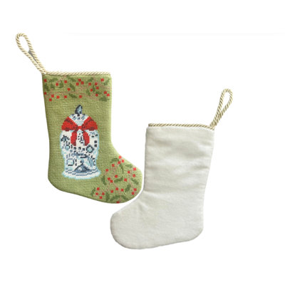 Custis Ginger Jar Needlepoint Stocking, Large