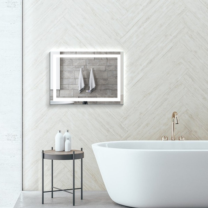 Miroir de salle de bain Cloyde, 27,95 po x 20,08 po