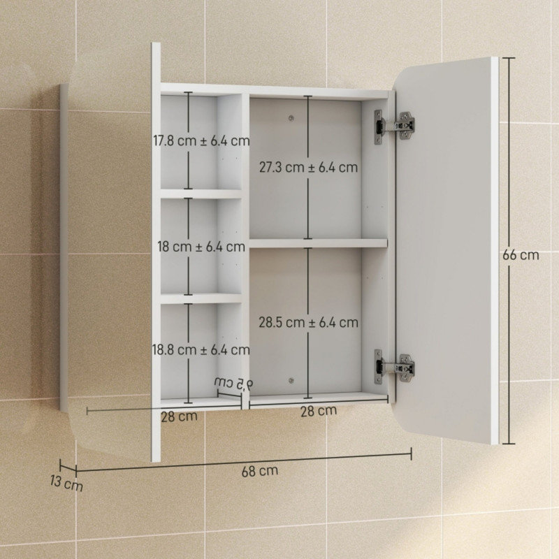 W H Medicine Cabinet Mirror