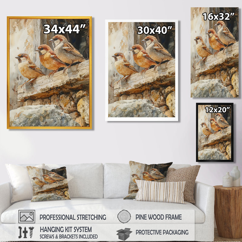 Fyffe - Animals Wall Art, H 20 po x l 12 po, Reproduction encadrée d'une seule photo, Blanc