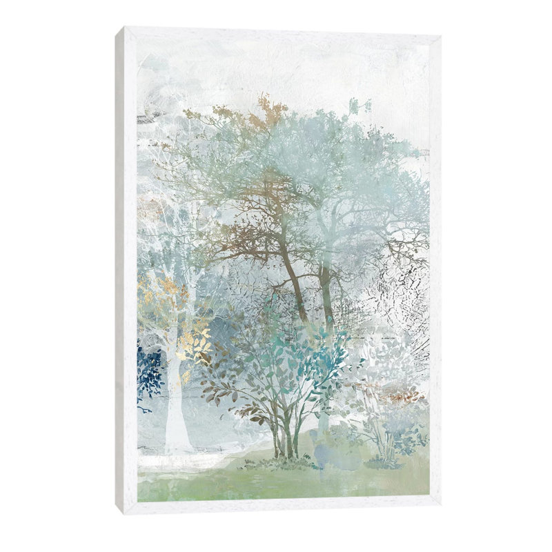Silent Mystery II by Allison Pearce - Painting on Canvas, White Framed, 66.04 cm H x 45.72 cm W