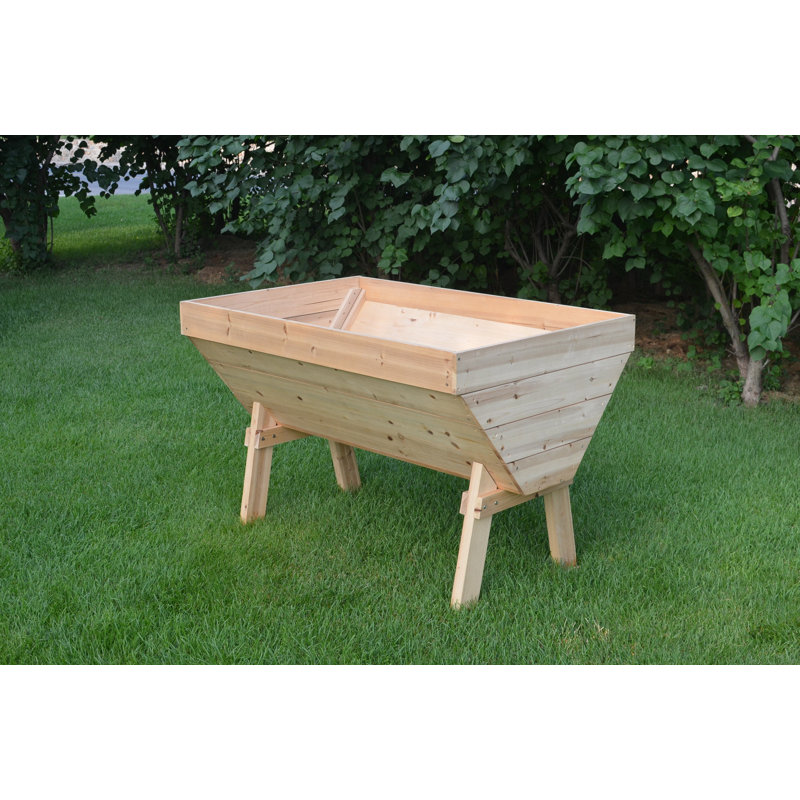 Boren Wood Elevated Planter