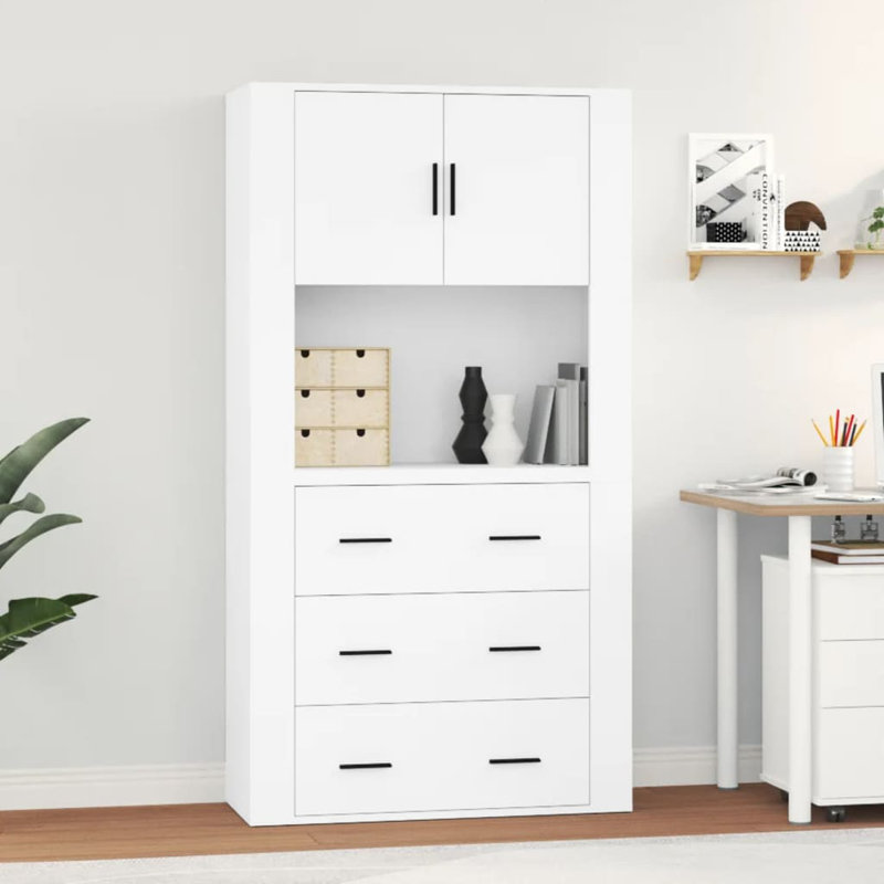 Vidaxl 80cm Sideboard, White
