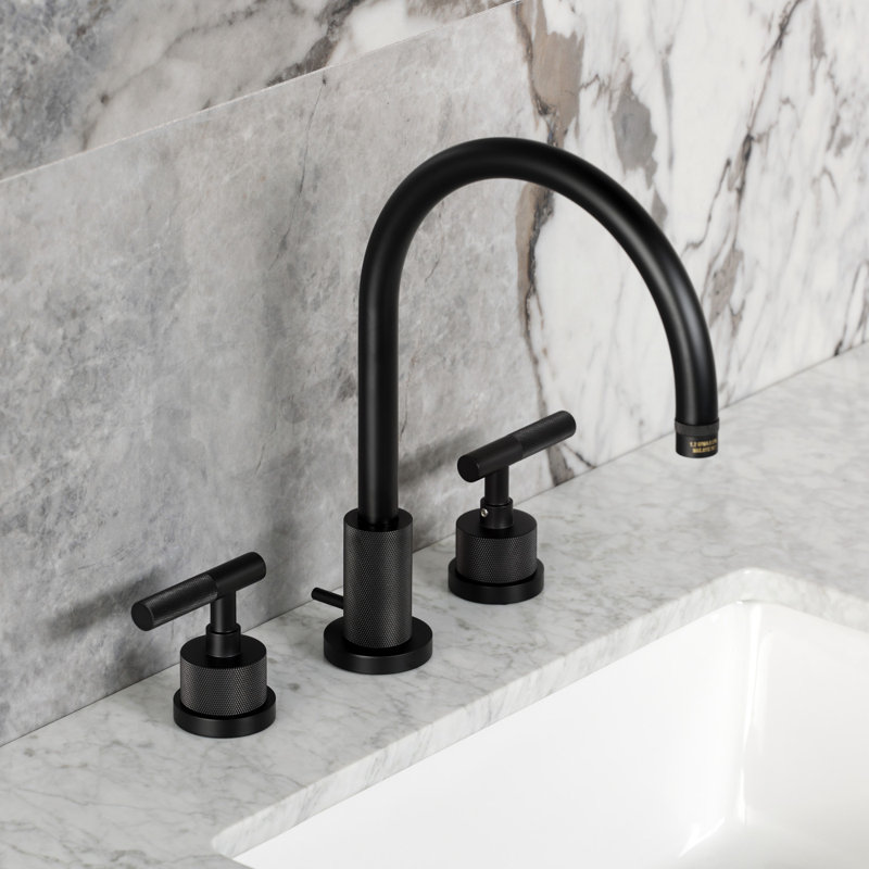 Robinet de salle de bain Kingston, Noir mat