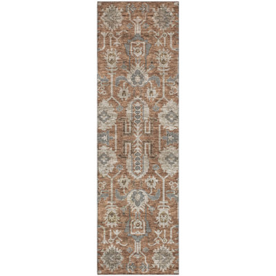 Premium Machine Washable Prisco Paprika Rug