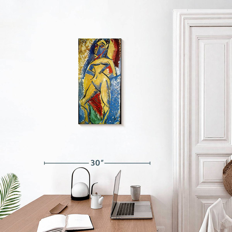 Femme nue 1907, H 24 po x l 12 po