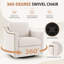 Fauteuil d'appoint pivotant rembourré-1987108373