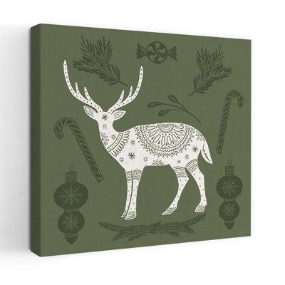 Forme contemporaine des Fêtes X avec art de Noël crème