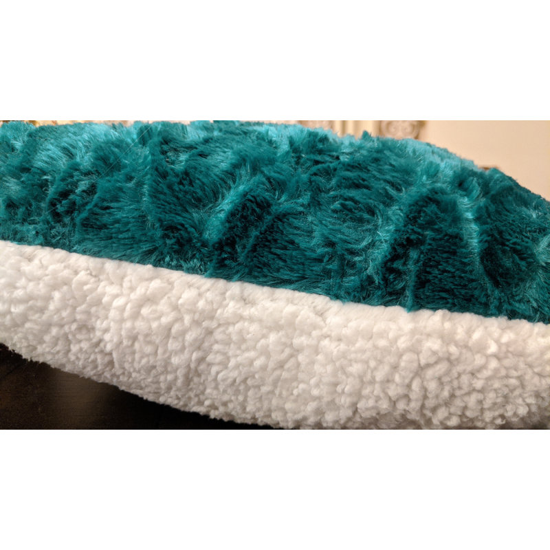 Reversible Throw Pillow, Green