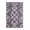 Machine Washable Trellis Purple Area Rug