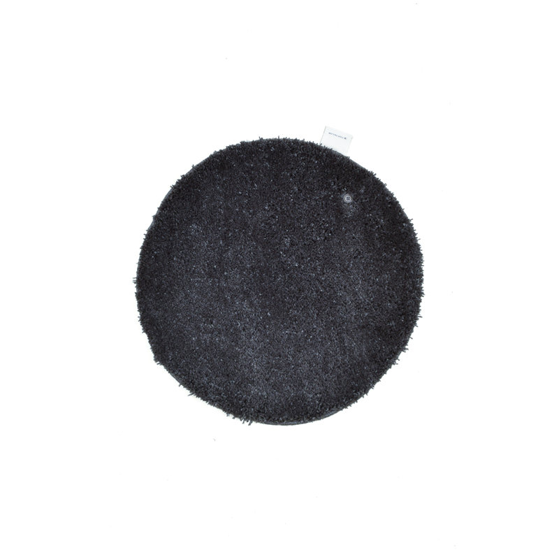Circle Bath Rug, 90cm, Anthracite