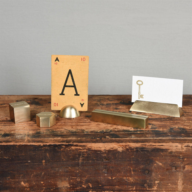 Iron Place Cold Holder, Brass