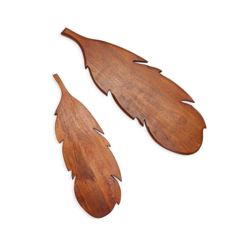 L'ensemble de 2 planches de service en plumes comprend 2 tailles
