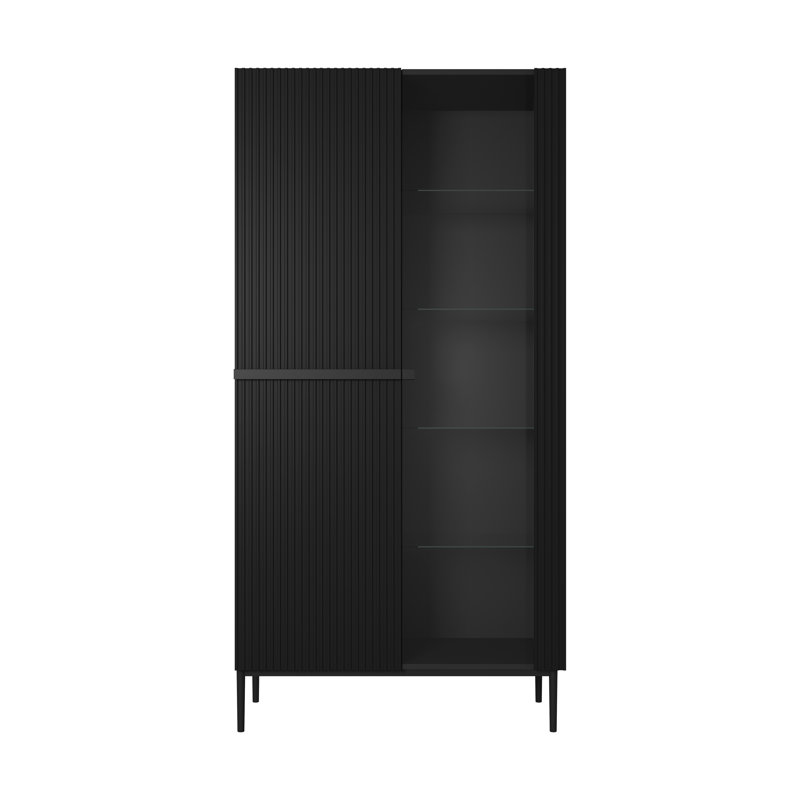 Alynia Display Cabinet, Black