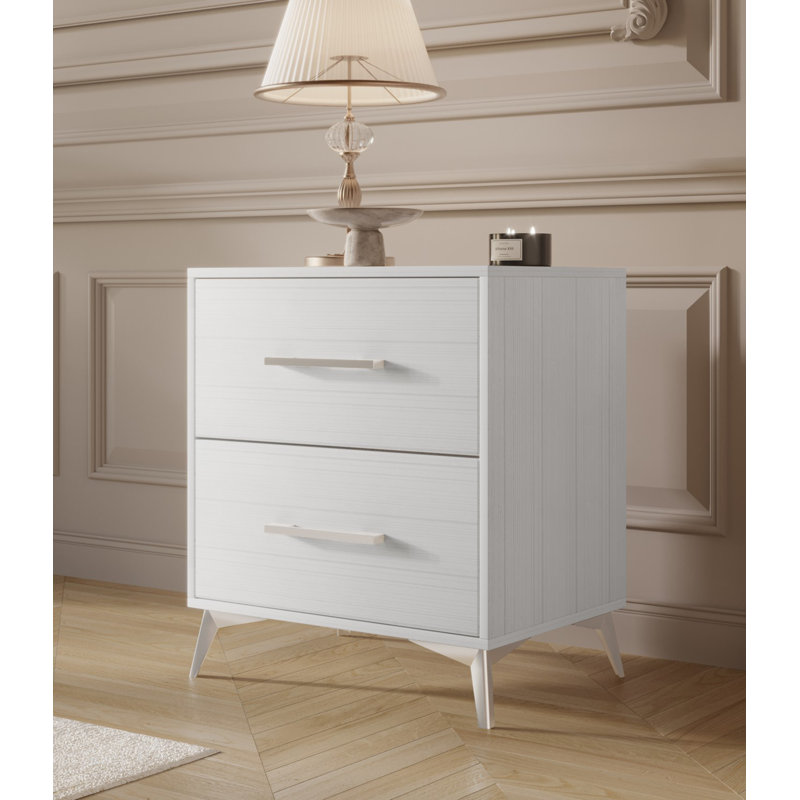 Table de chevet 2 tiroirs Blus