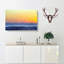 Orange Sunset In Abstract - Wrapped Canvas Print-55308655