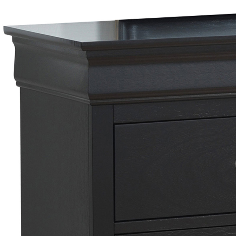 Commode Elegant Traditional, Noir