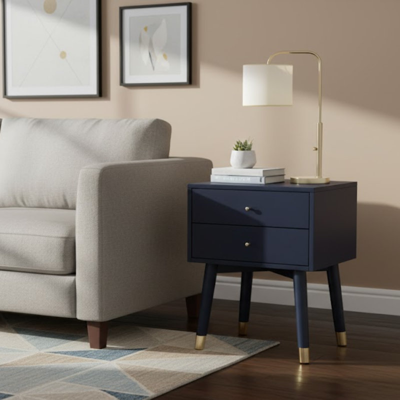18'' W Nightstand, Navy