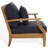 Clairmont Teakwood Patio Armchair-112366900