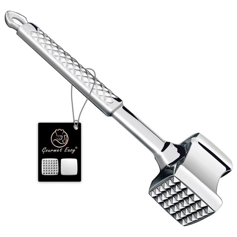 Gourmet Easy Stainless Steel Manual Meat Tenderizer