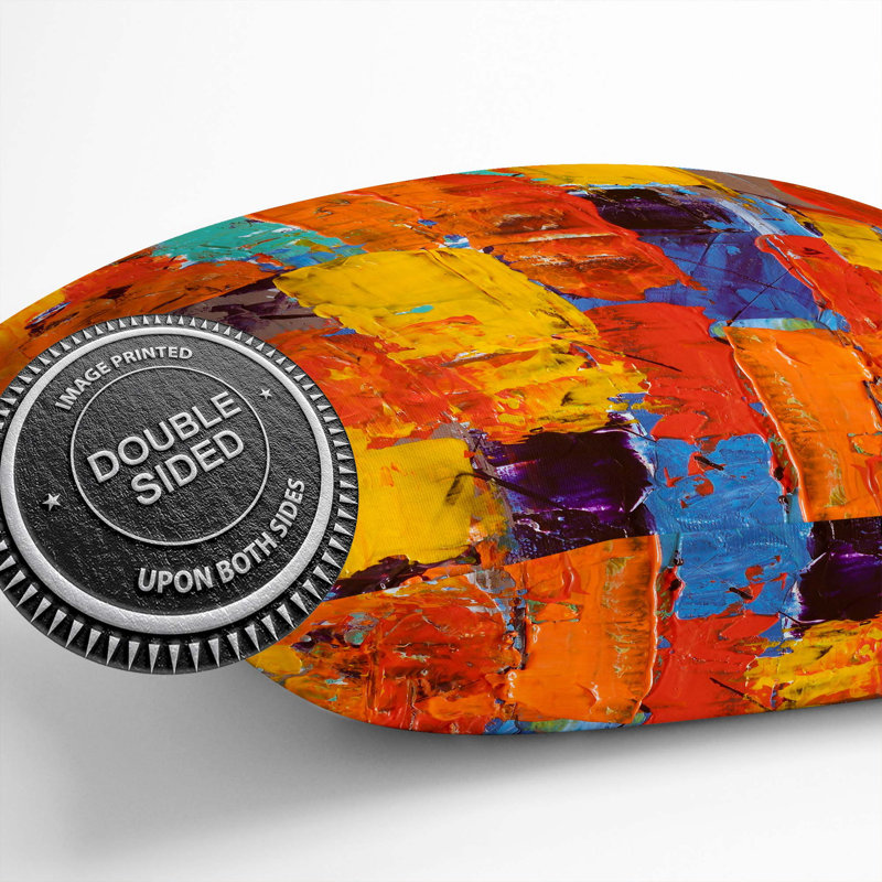 Abstract Square Throw Cushion, 40 x 40 cm