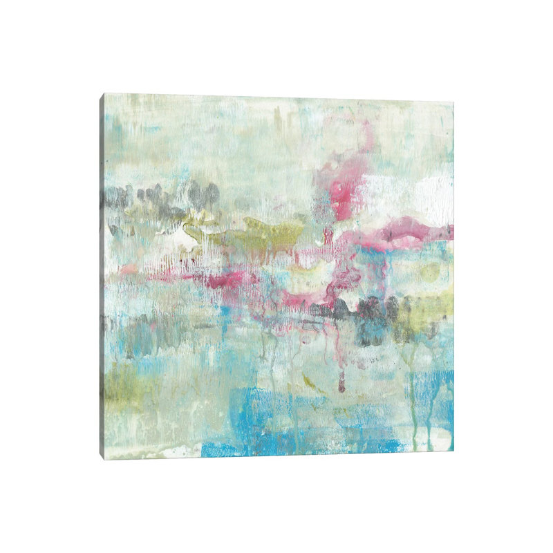Fresh Abstract I by Jennifer Goldberger - Wrapped Canvas Painting, 30.48 cm H x 30.48 cm W
