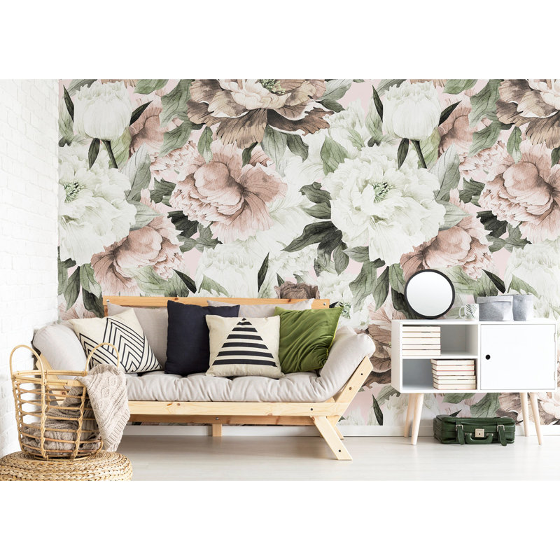 Brynlie Matte Peel and Stick Mural, 250 x 250cm