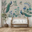 Papier peint paon, oiseaux botaniques-692311820-692311822