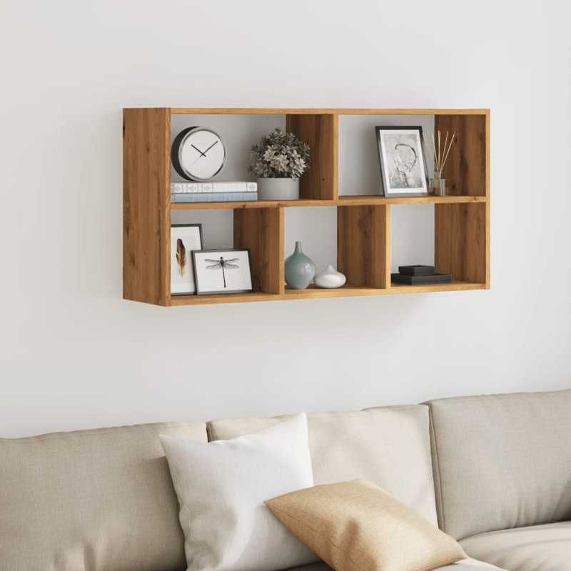 Annmary Floating Shelf, Artisan Oak