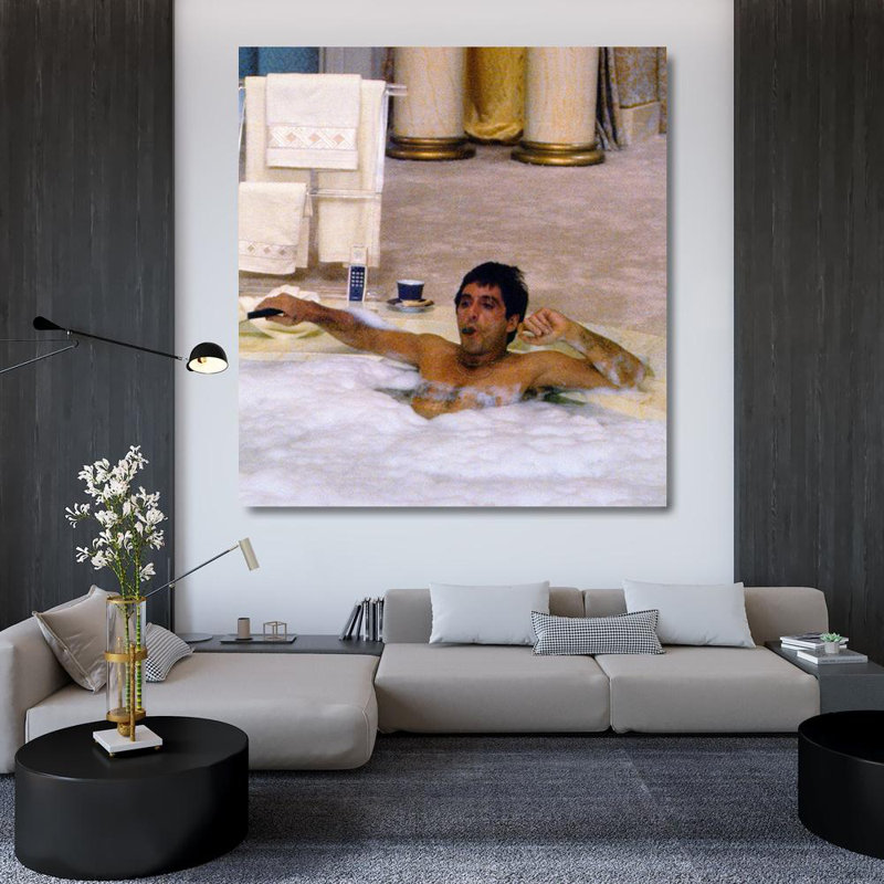 Scarface Hot Tub Color, 39" H x 36" W