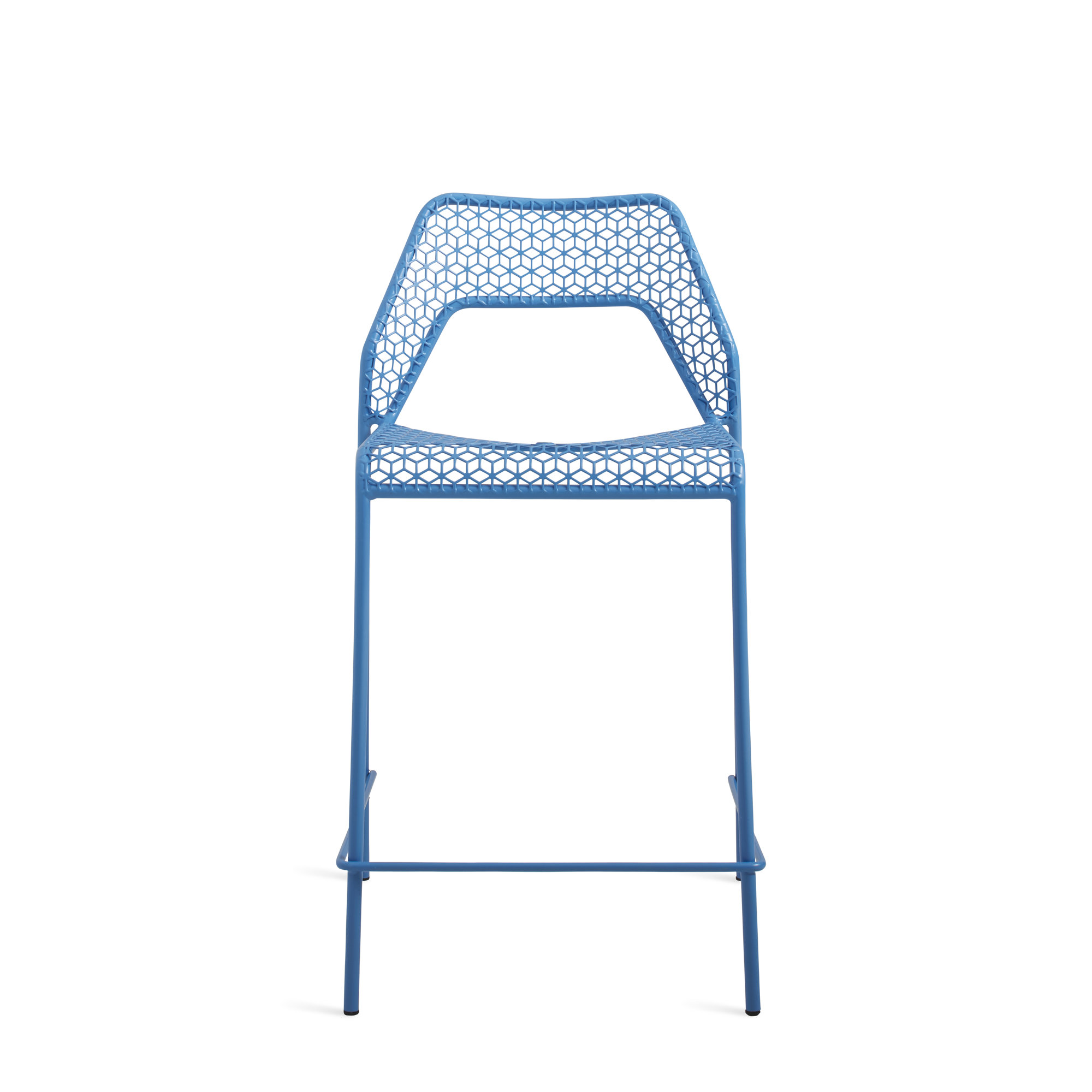 Hot Mesh Outdoor Bar Stool, Counter Stool (24.4" Seat Height), Natural Yellow