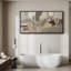 «Mid Century Shape Abstract Terrain Earth Tone», reproduction d'art sur toile-98042129-111375987