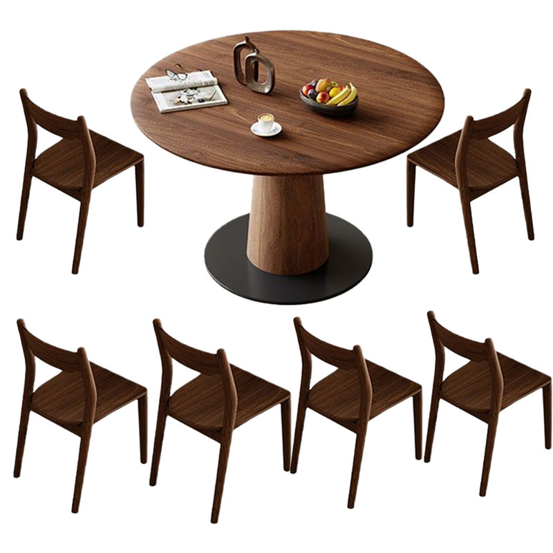 Aspendale, 7 pièces : table, 6 chaises, H 29,52 po x l 47,24 po x P 47,24 po