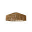 20cm H Polyester Drum Pendant Shade ( Screw On ) in Brown