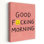 «Good Focking Morning», art mural abstrait minimaliste audacieux
