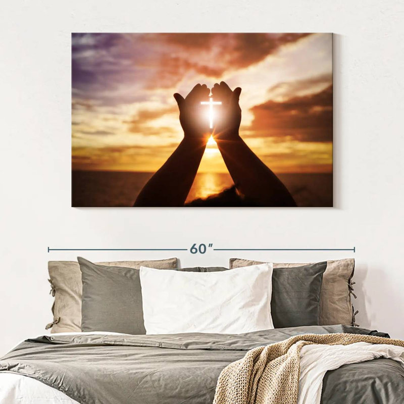 Adella Sunlight Over Cross, 34" H x 51" W