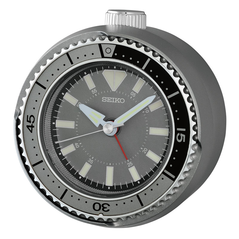 Réveil-matin QHE207NLH, argent, Argent foncé