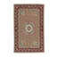 Aubusson Wool Oriental Area Rug in Rose/Wine