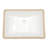 APRESSHUI 15'' Ceramic Rectangular Bathroom Sink with Overflow