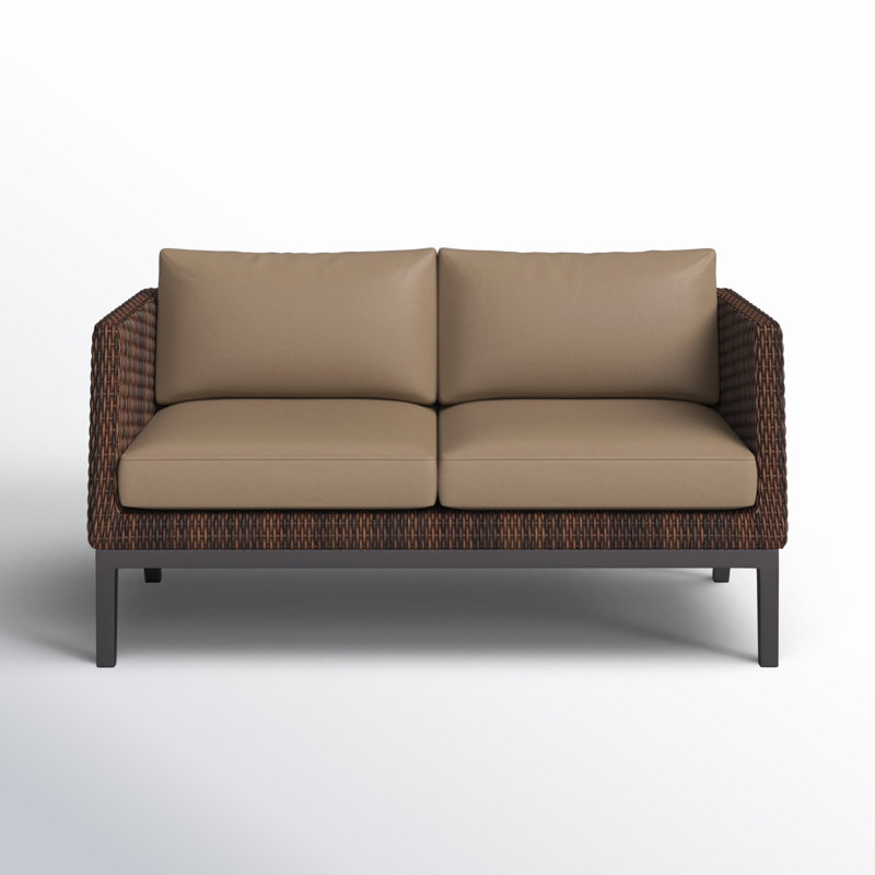 Salino Outdoor 2 - Seat Loveseat, Toast Nauticau