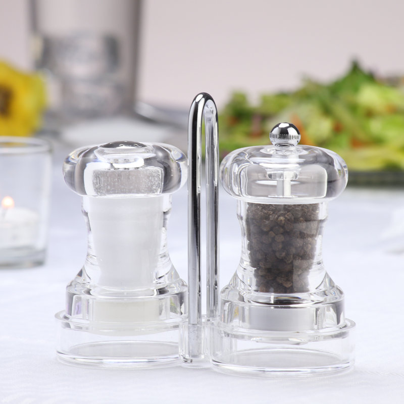 Chef Specialties Capstan Acrylic Salt and Pepper Grinder Set