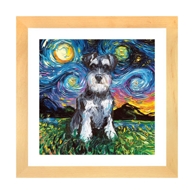 " Schnauzer Night " by Aja Trier