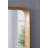 32"x32" Square Mirror with Wood Frame