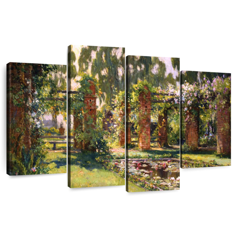 Senne The Lily Pond, 48" H x 75" W