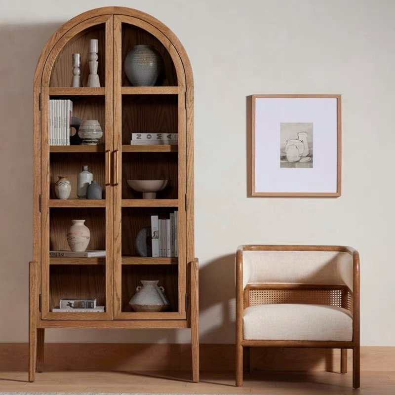 Vitrine American Simple Classic, Burlywood