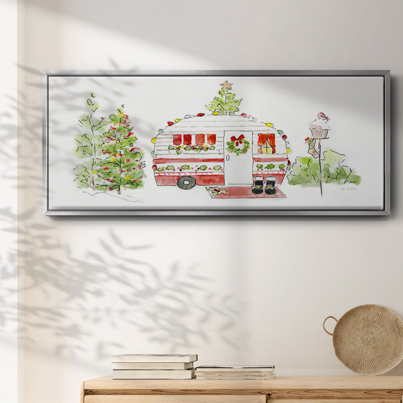 Holiday Camper II- Framed Canvas