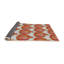 Tapis brun/crème à motifs-92144830